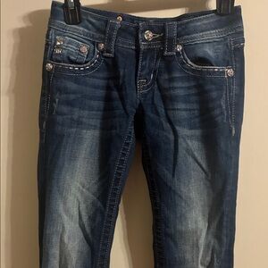Miss Me Dark Blue Skinny Jeans